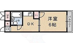 ハイツ24 1Kの間取図画像