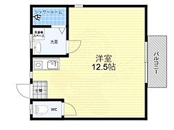 エスペランサ名月 ワンルームの間取図画像