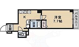 ラ・フォンテ尼崎駅前 1Kの間取図画像