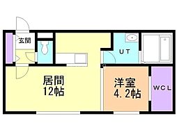 間取図画像 1LDK