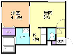 間取図画像 1LDK
