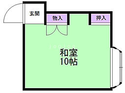 宗教法人参宮殿会館 ワンルームの間取図画像