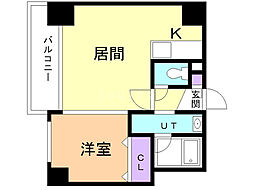 ＳーＦＯＲＴ札幌北5条（旧セシアスブルーその2） 5階1LDKの間取り