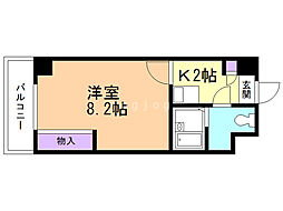 レオパレスさくら中央 1Kの間取図画像