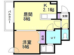 間取図画像 1LDK