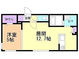 ａｓｕｎｔｏ（アスント） 3階1LDKの間取り
