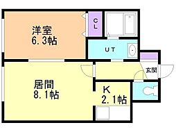 ティアラW15 2階
