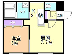 ＹＥＬＬ北7条（エール北7条） 2階
