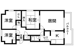 間取図画像 3LDK