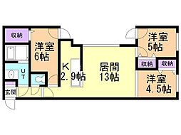 間取図画像 3LDK