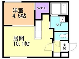 間取図画像 1LDK