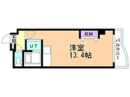 ナムズビル 1DKの間取図画像