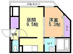 間取図画像 1LDK