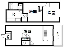 site01宮ケ丘 1LDKの間取図画像