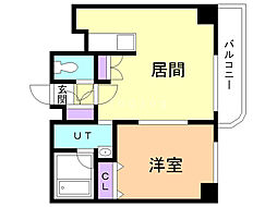ハイコートN1 1LDKの間取図画像