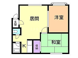 ドリームパレス 2LDKの間取図画像