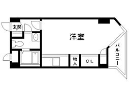 宮ヶ丘レジデンス神宮前 ワンルームの間取図画像
