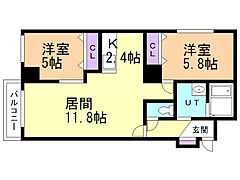 物件の間取り
