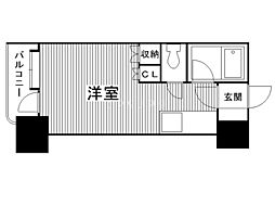 アン・セリジェ弐番館 1Kの間取図画像