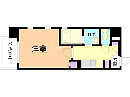 PRIMECHIJIKOUKAN 1Kの間取図画像