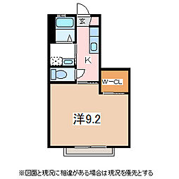 ディアス510 1Kの間取図画像
