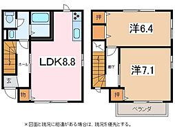 メゾネットソヤノ 2LDKの間取図画像