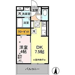 間取図画像 1DK