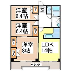 物件の間取り