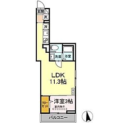 間取図画像 1LDK