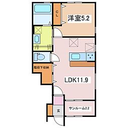 間取図画像 1LDK