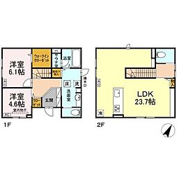 コンフォレスト軽井沢　B 2LDKの間取り