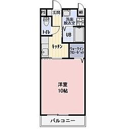 SoleaA 1Kの間取図画像