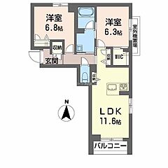 物件の間取り
