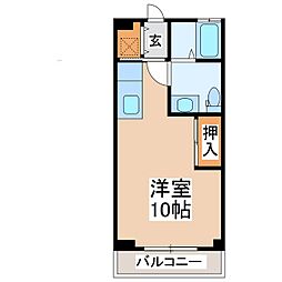 マンション豊田 ワンルームの間取図画像
