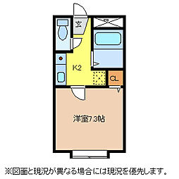 ライフワンヨシダ 1Kの間取図画像