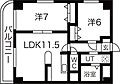 サンライズマンション183階5.8万円