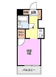 TOP西巣鴨1 ワンルームの間取図画像