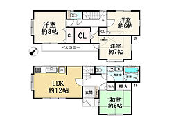 八王子市楢原町 4LDKの間取り