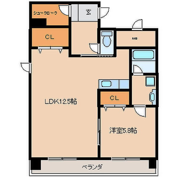 同じ建物の物件間取り写真 - ID:240027635549