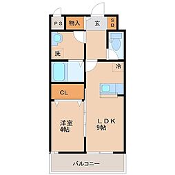 間取図画像 1LDK
