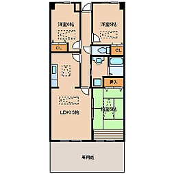 ルネス国分 3LDKの間取図画像