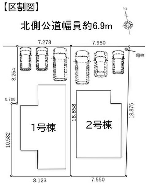 全2棟！並列駐車3台可能です♪（車種による）