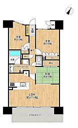 アトレ東刈谷グリーティングコート 3LDKの間取り