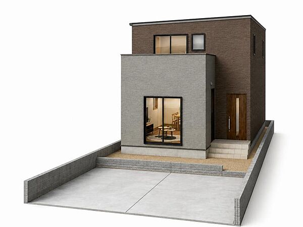 建物プランです！並列2台駐車可能です♪