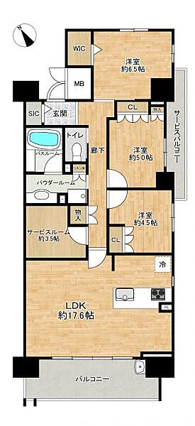 全居室収納完備の3SLDK！すっきりとしたお部屋になります♪