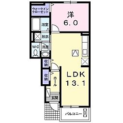 間取図画像 1LDK