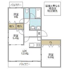 物件の間取り
