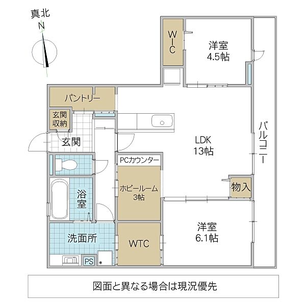 同じ建物の物件間取り写真 - ID:208009287326