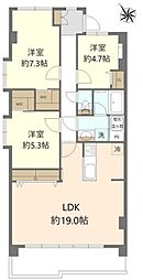 ライフプラザ相模原 3LDKの間取り