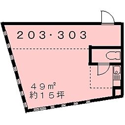 葛西ビルの間取図画像